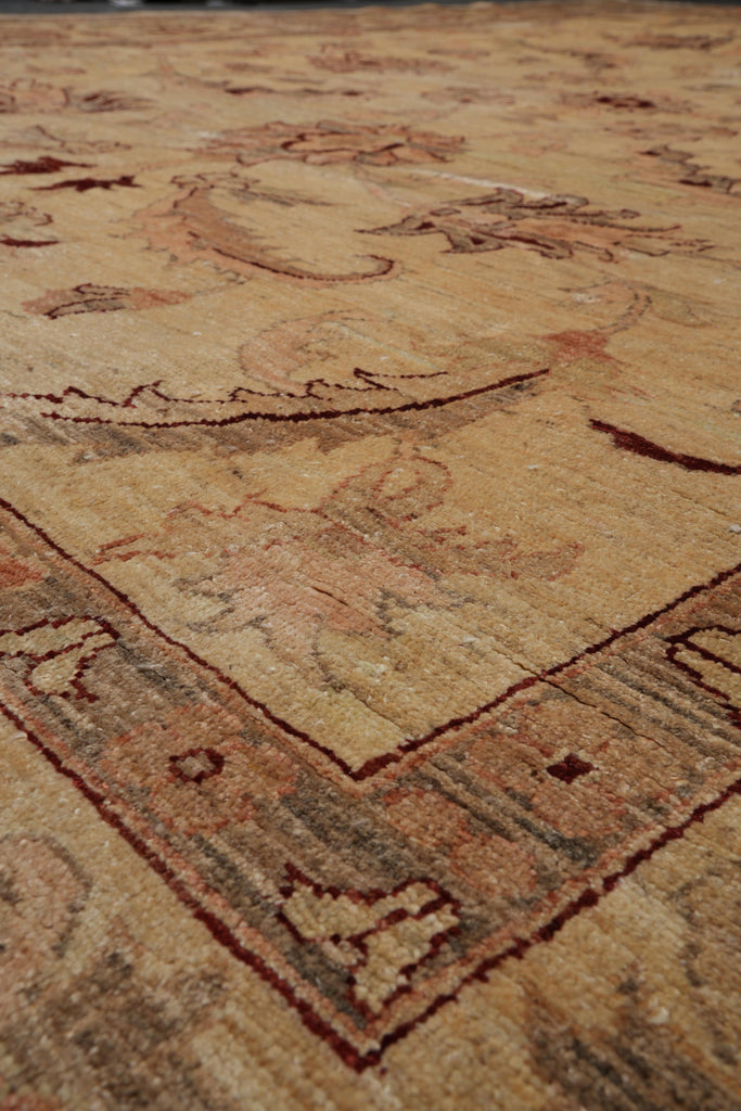 9 x 12 New Ziglar Chobi Handmade Rug Natural Wool Transitional #F-4098