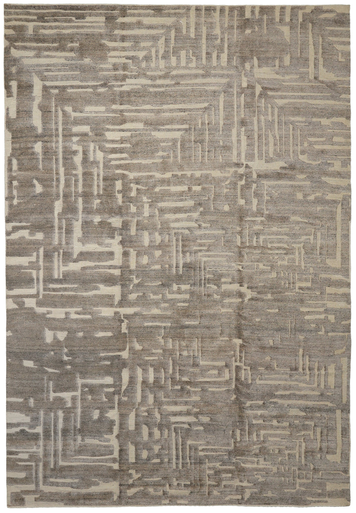 10 X 14 New Handmade Raised Wool pile Modern Rug #F-3304