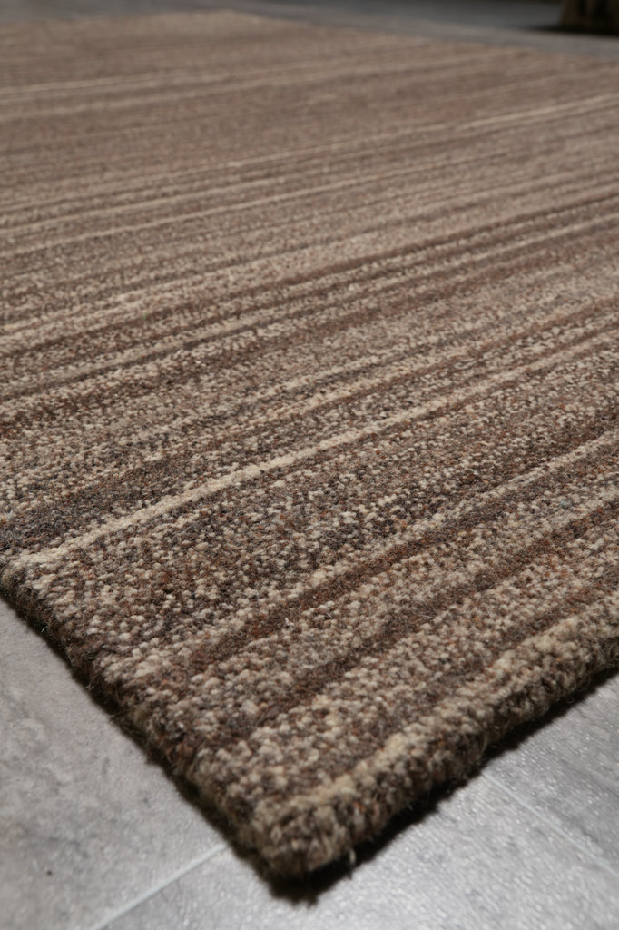 5 X 6.8 Modern Brown Hanmade Rug #F-4427