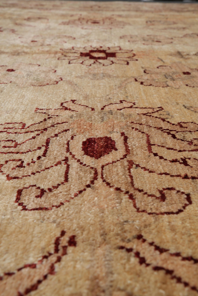 9 x 12 New Ziglar Chobi Handmade Rug Natural Wool Transitional #F-4098