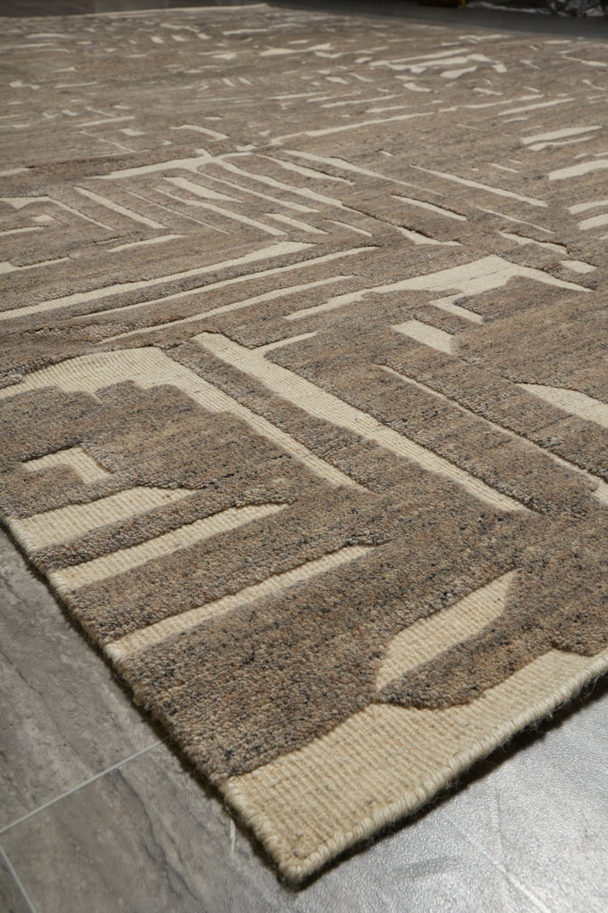 10 X 14 New Handmade Raised Wool pile Modern Rug #F-3304