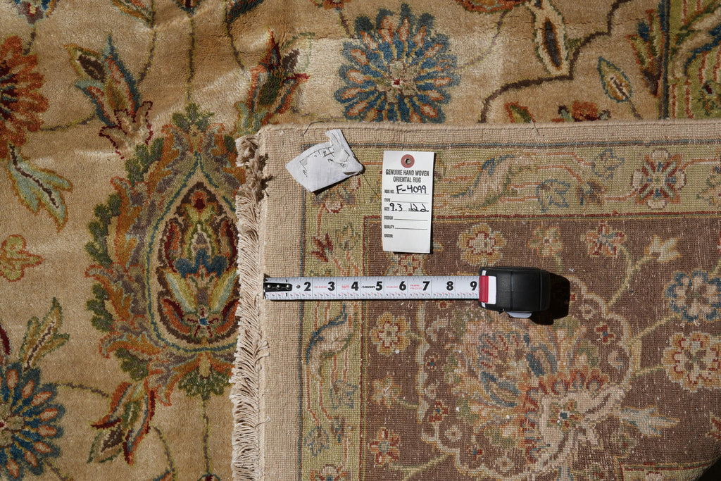 9 x 12 Wool and Silk Quality Handmade Jaipur Rug #F-4099