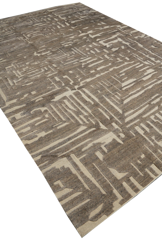 10 X 14 New Handmade Raised Wool pile Modern Rug #F-3304
