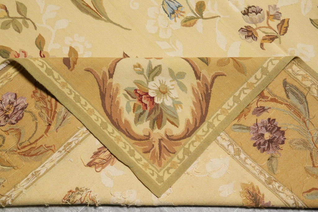 8 x 10 Flat Weave French Country Aubusson Rug #PIX-12387