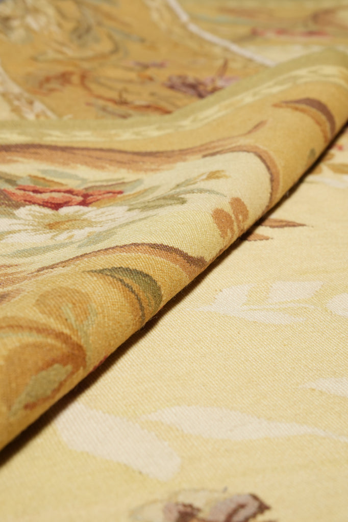 8 x 10 Flat Weave French Country Aubusson Rug #PIX-12387