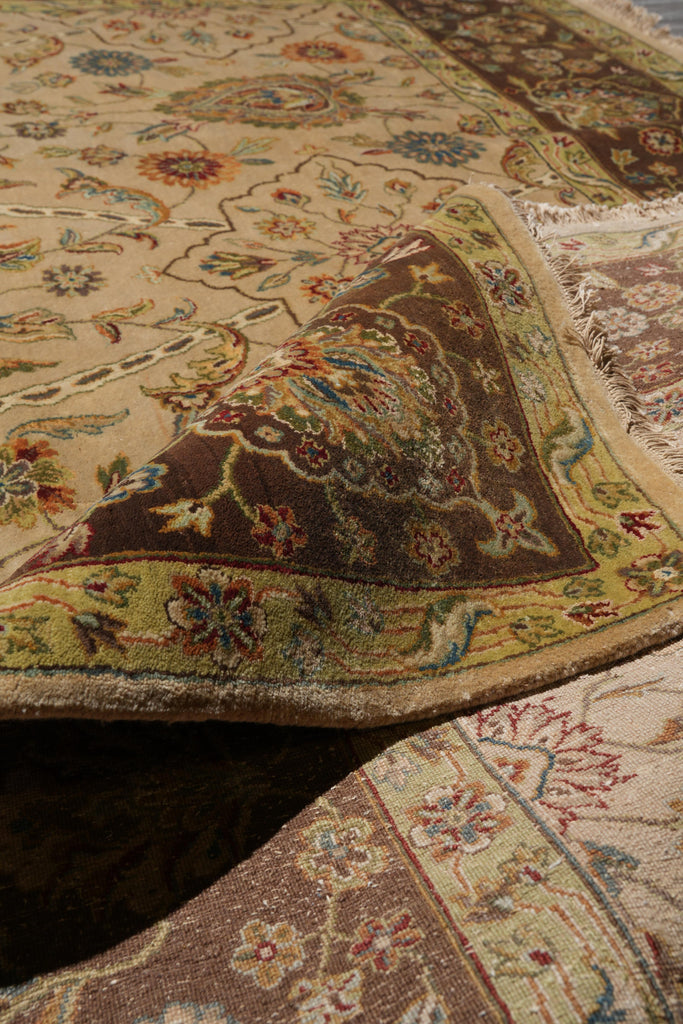 9 x 12 Wool and Silk Quality Handmade Jaipur Rug #F-4099