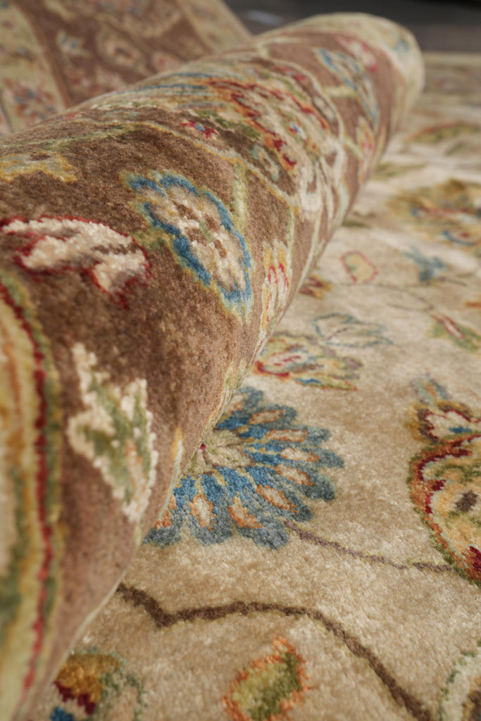 9 x 12 Wool and Silk Quality Handmade Jaipur Rug #F-4099