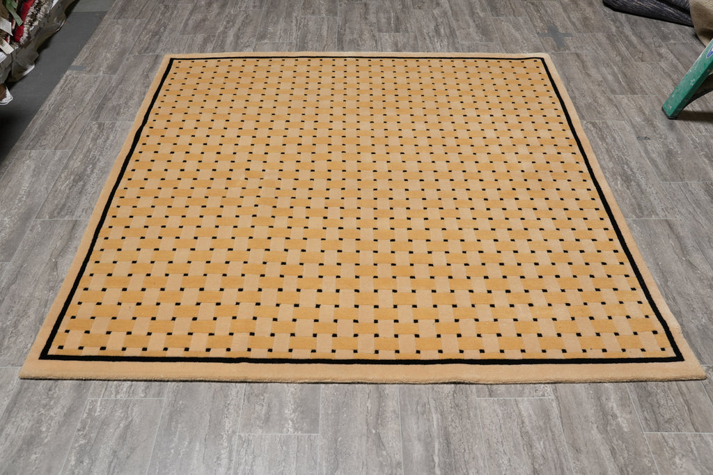 6 X 6 Square Handmade Contemporary Rug #F-4426