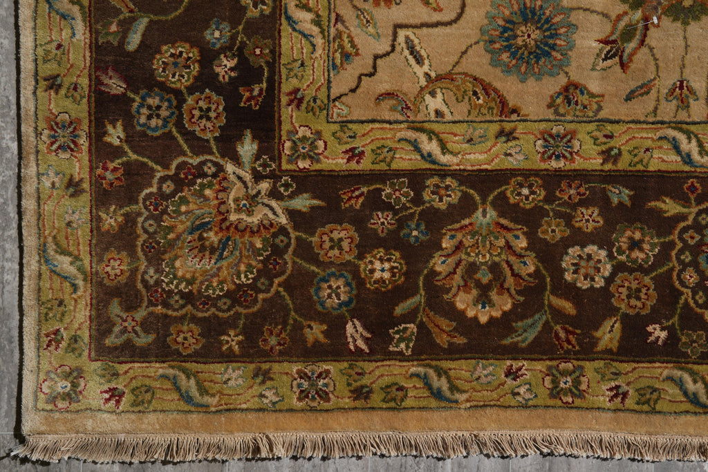 9 x 12 Wool and Silk Quality Handmade Jaipur Rug #F-4099