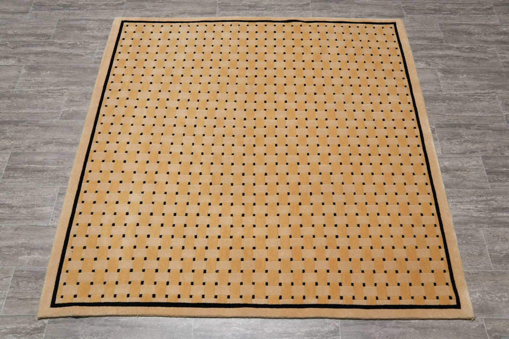 6 X 6 Square Handmade Contemporary Rug #F-4426