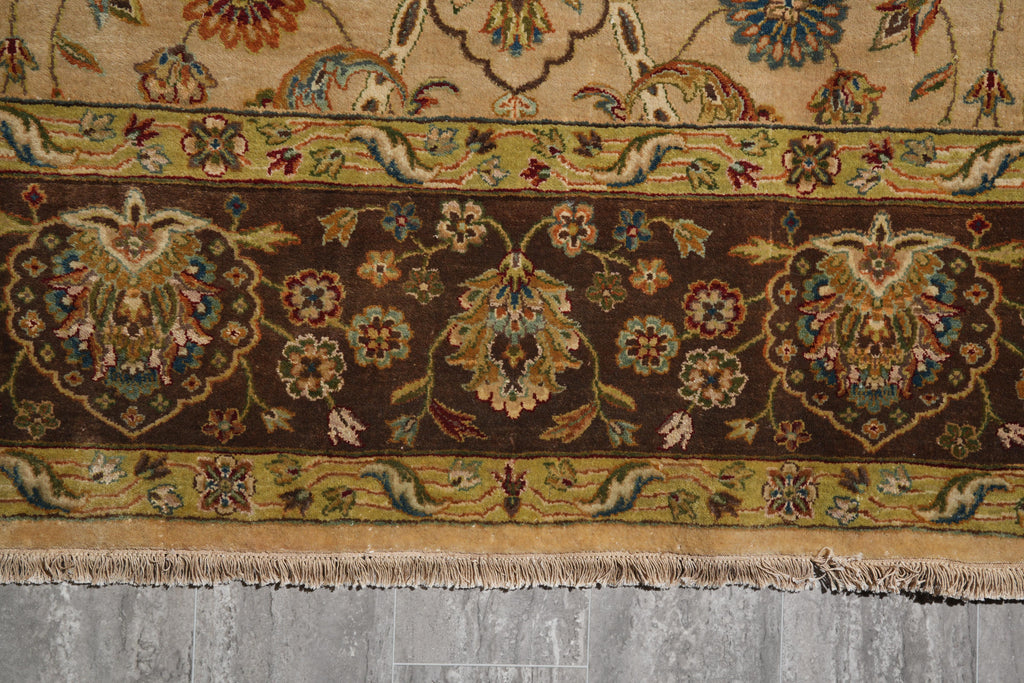 9 x 12 Wool and Silk Quality Handmade Jaipur Rug #F-4099