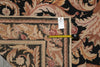 Load image into Gallery viewer, 9 x 12 Flat Weave French Country Aubusson Rug BLACK #PIX-11428