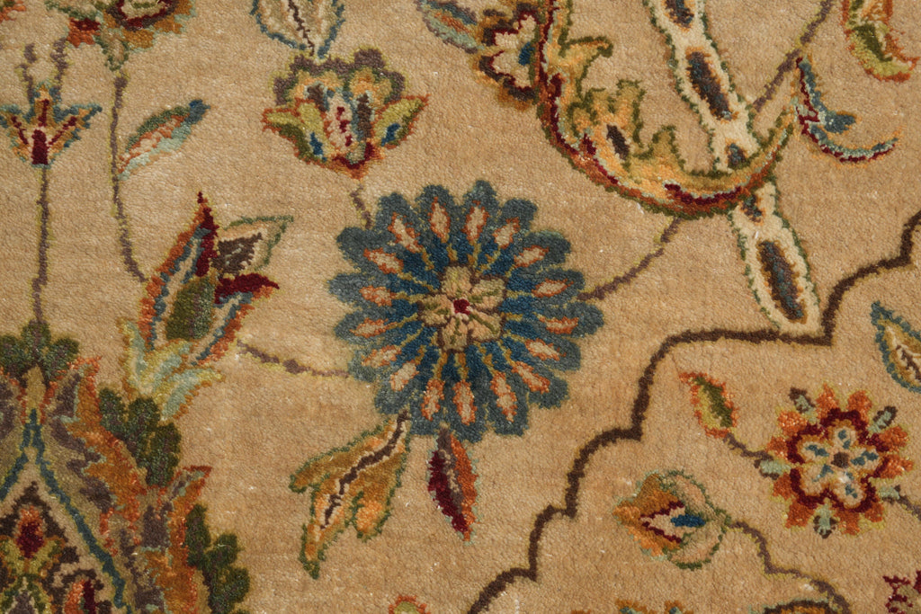 9 x 12 Wool and Silk Quality Handmade Jaipur Rug #F-4099