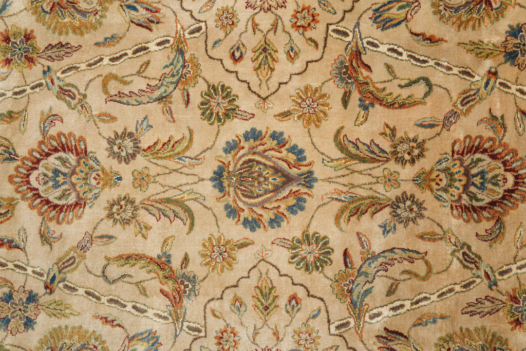 9 x 12 Wool and Silk Quality Handmade Jaipur Rug #F-4099