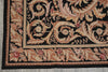 Load image into Gallery viewer, 9 x 12 Flat Weave French Country Aubusson Rug BLACK #PIX-11428