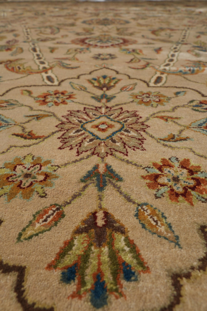 9 x 12 Wool and Silk Quality Handmade Jaipur Rug #F-4099