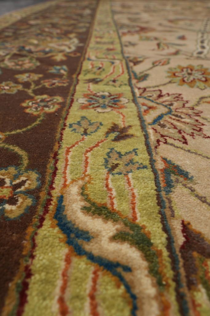 9 x 12 Wool and Silk Quality Handmade Jaipur Rug #F-4099