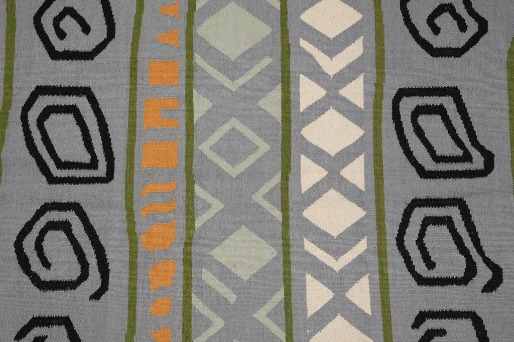 5 x 8 Kilim Dhurry Handmade India Carpet #F-4419