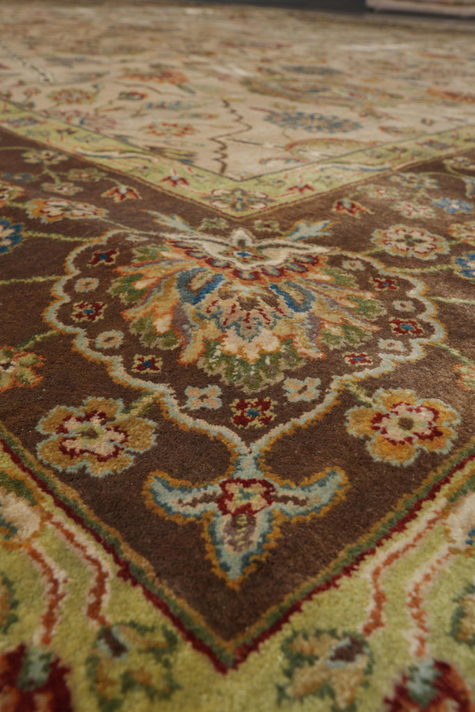 9 x 12 Wool and Silk Quality Handmade Jaipur Rug #F-4099