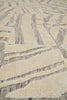 Load image into Gallery viewer, 10 x 14 New Imported Handmade Raised Wool Pile Modern Rug Ivory Taupe #F-3306