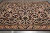 Load image into Gallery viewer, 9 x 12 Flat Weave French Country Aubusson Rug BLACK #PIX-11428