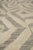 Load image into Gallery viewer, 10 x 14 New Imported Handmade Raised Wool Pile Modern Rug Ivory Taupe #F-3306
