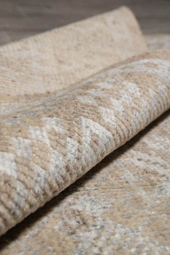 5.2 x 7 New Handmade Agra Modern Wool Rug #F-4424