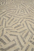 Load image into Gallery viewer, 10 x 14 New Imported Handmade Raised Wool Pile Modern Rug Ivory Taupe #F-3306