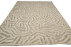 Load image into Gallery viewer, 10 x 14 New Imported Handmade Raised Wool Pile Modern Rug Ivory Taupe #F-3306