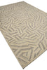Load image into Gallery viewer, 10 x 14 New Imported Handmade Raised Wool Pile Modern Rug Ivory Taupe #F-3306