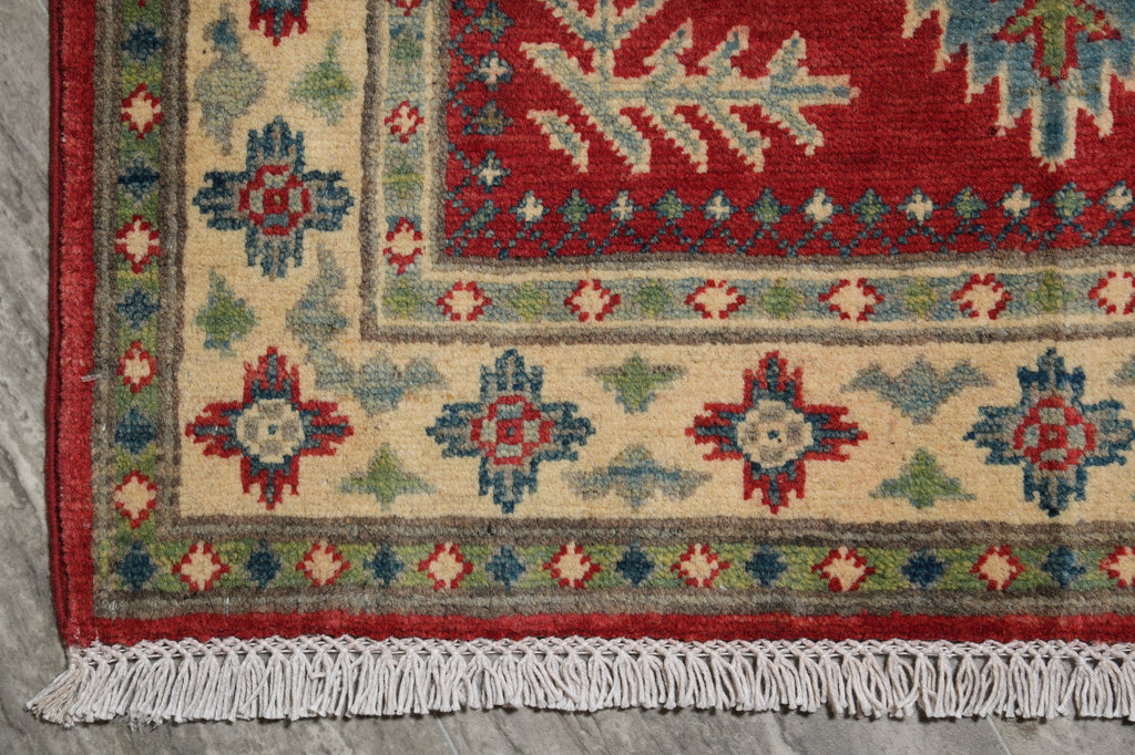 2.8 x 10 feet Runner New handmade Wool Afghan Kazak Carpet #F-3283