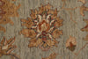 Load image into Gallery viewer, 6.0 x 9.0 Green Brown Handmade Jaipur Rug #F-4100
