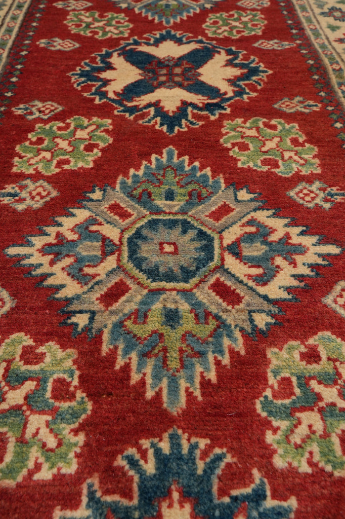 2.8 x 10 feet Runner New handmade Wool Afghan Kazak Carpet #F-3283