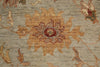 Load image into Gallery viewer, 6.0 x 9.0 Green Brown Handmade Jaipur Rug #F-4100