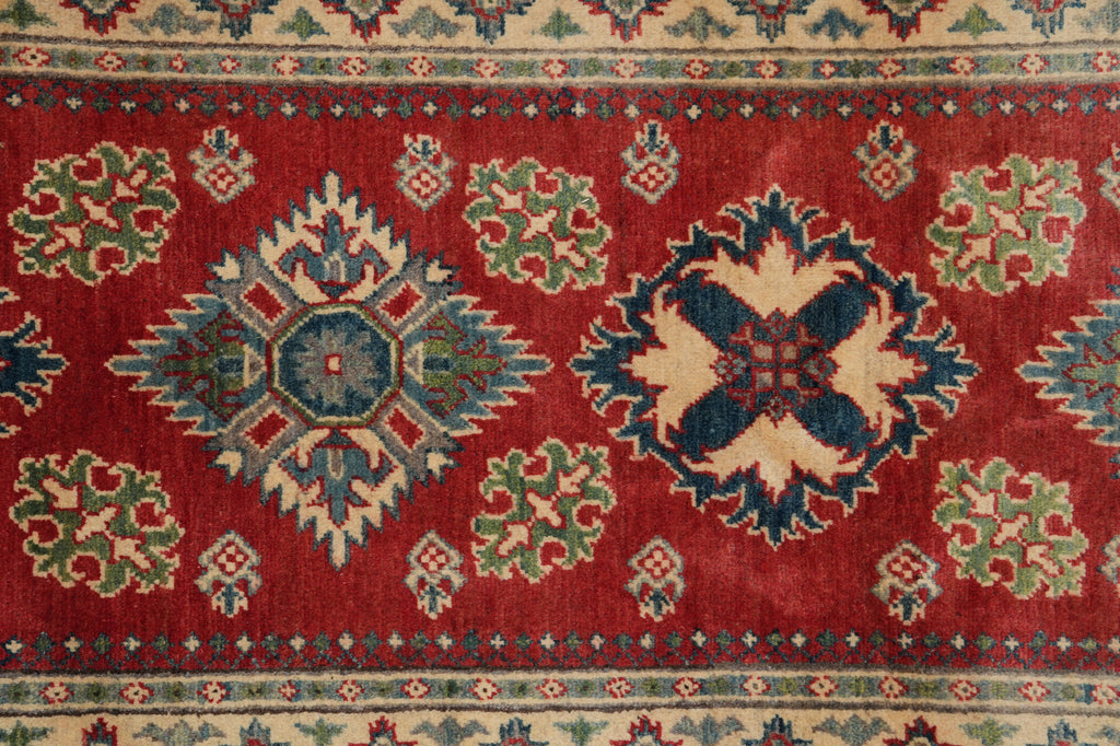 2.8 x 10 feet Runner New handmade Wool Afghan Kazak Carpet #F-3283