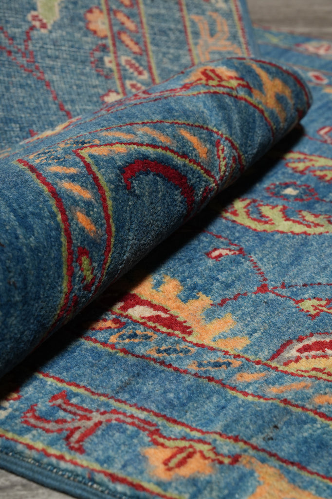 2.8 x 10 Feet Runner Afghan Kazak Wool Carpet #F-3282