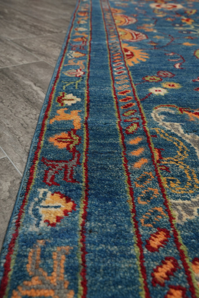 2.8 x 10 Feet Runner Afghan Kazak Wool Carpet #F-3282