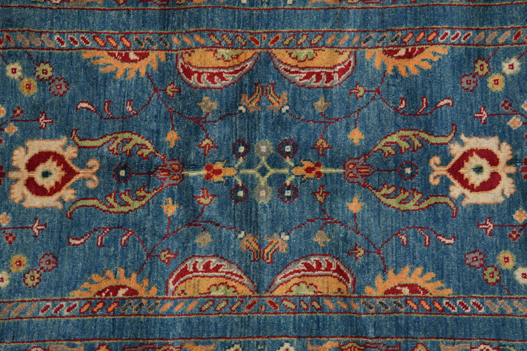 2.8 x 10 Feet Runner Afghan Kazak Wool Carpet #F-3282
