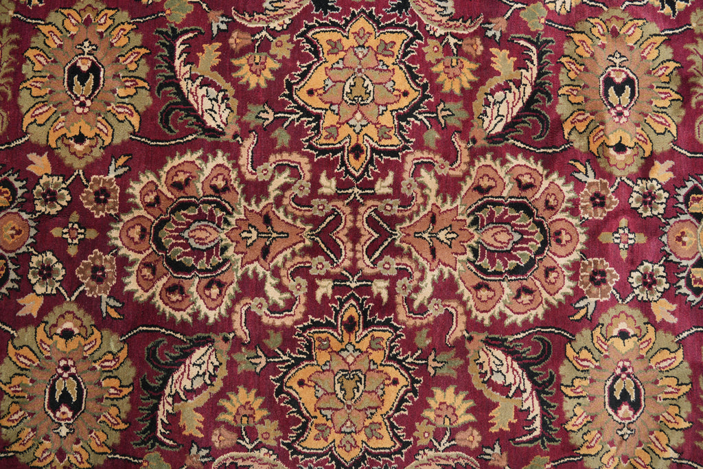 9 x 12 Quality Jaipur Rug Handmade Wool Burgundy Black #F-4101