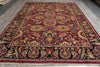 Load image into Gallery viewer, 9 x 12 Quality Jaipur Rug Handmade Wool Burgundy Black #F-4101