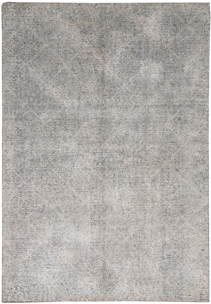 5.4 X 7.6 Modern Handmade Rug Gray Low Wool Pile #F-4421