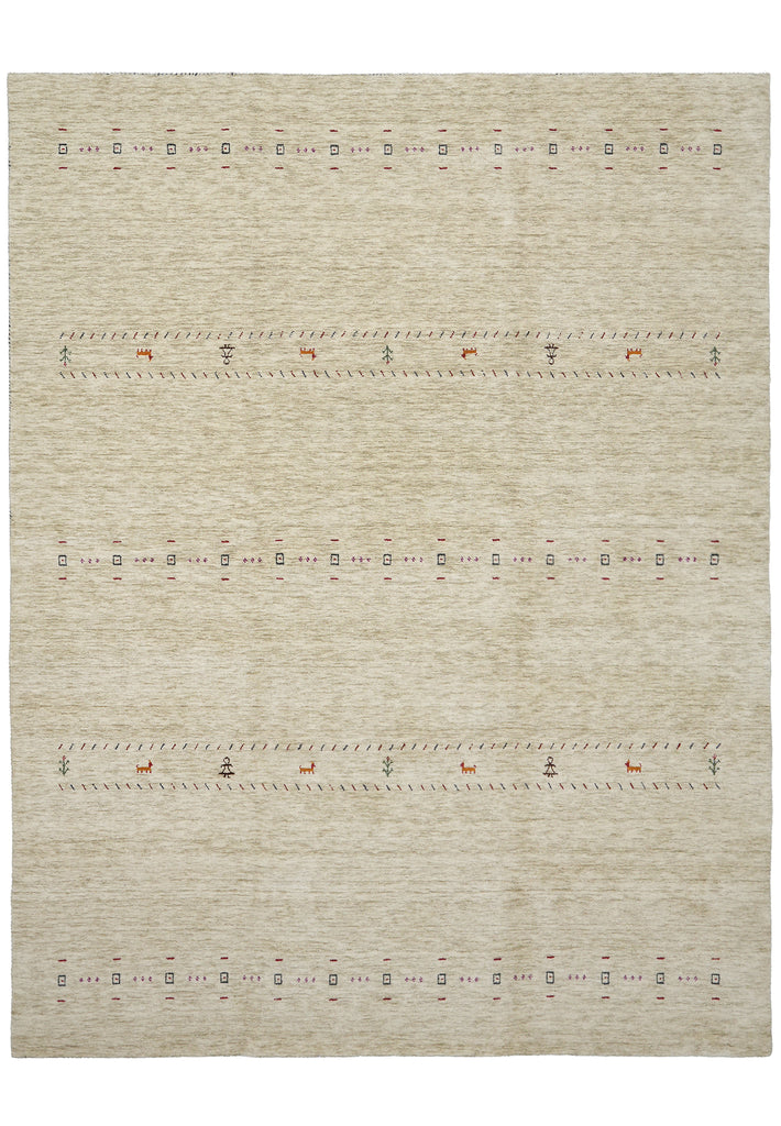 9 x 12 Beautiful Handmade Gabbeh Luri Modern Rug #F-3308
