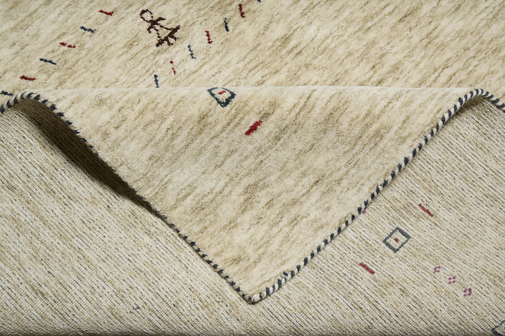 9 x 12 Beautiful Handmade Gabbeh Luri Modern Rug #F-3308