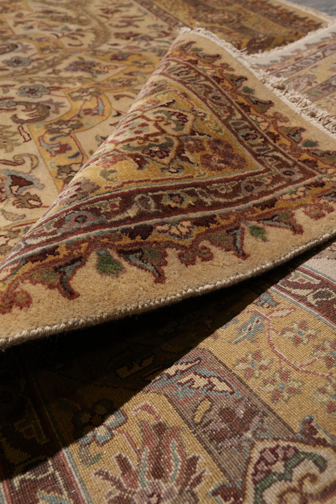 9 x 12 Quality Handmade Jaipur Rug Natural Wool Finer Weave  #F-4103