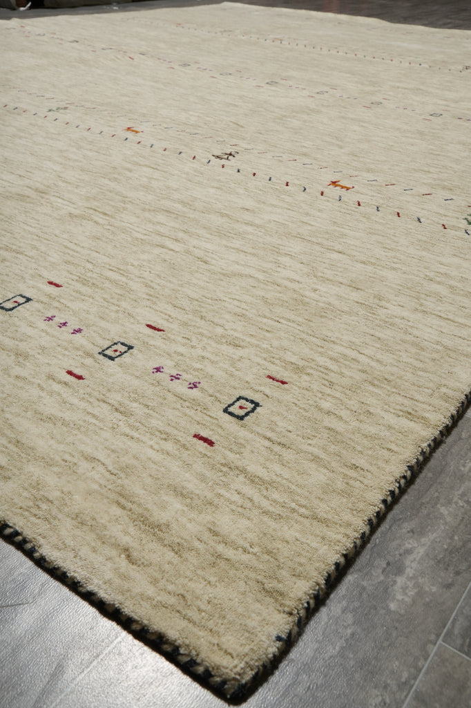 9 x 12 Beautiful Handmade Gabbeh Luri Modern Rug #F-3308