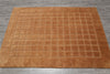 Load image into Gallery viewer, 5.5 X 7.9 Handmade Modern Rug Plain Brown #PIX-15745