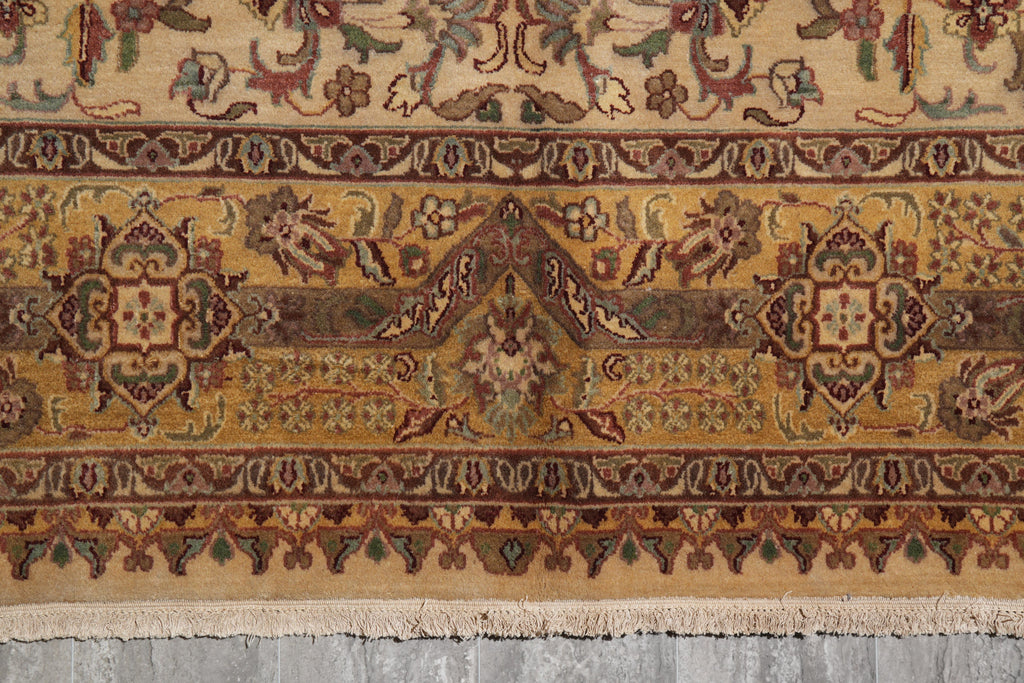 9 x 12 Quality Handmade Jaipur Rug Natural Wool Finer Weave  #F-4103