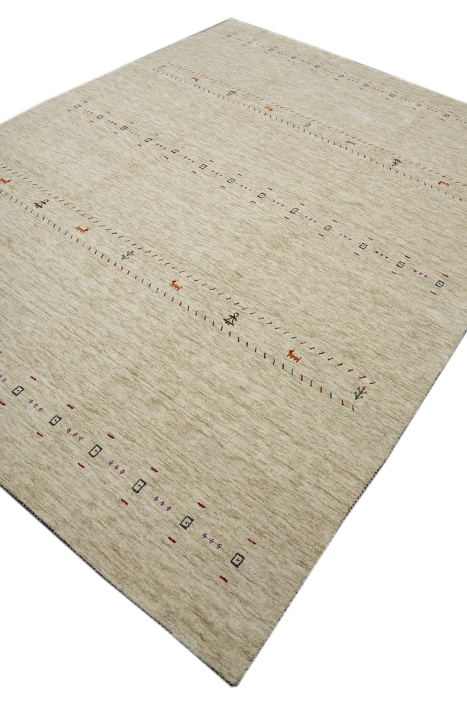 9 x 12 Beautiful Handmade Gabbeh Luri Modern Rug #F-3308
