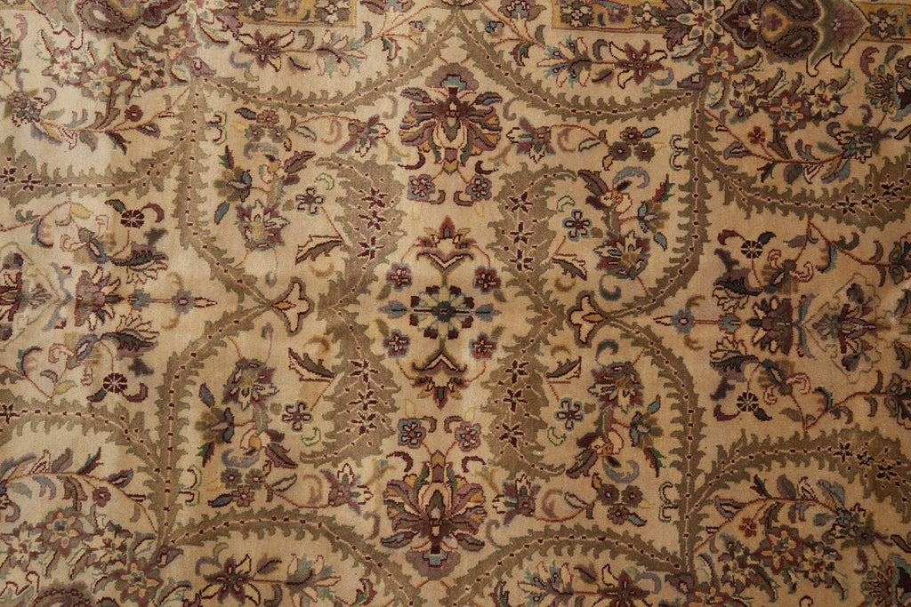 9 x 12 Quality Handmade Jaipur Rug Natural Wool Finer Weave  #F-4103