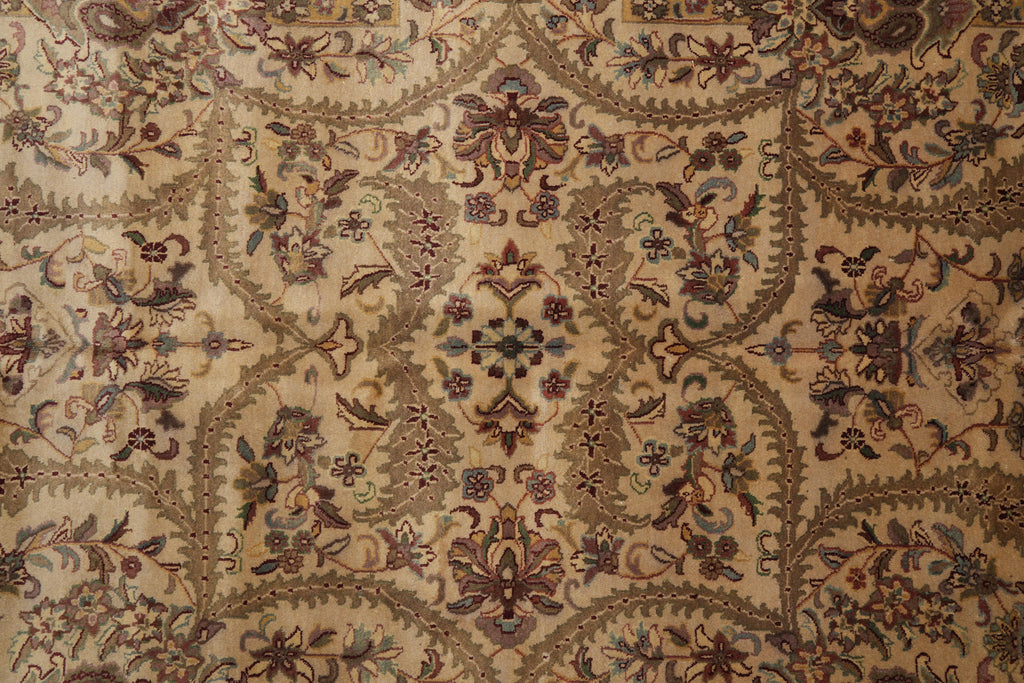 9 x 12 Quality Handmade Jaipur Rug Natural Wool Finer Weave  #F-4103